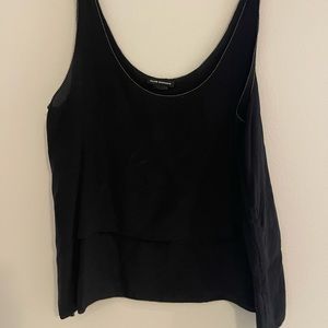 Club Monaco Black silk blouse